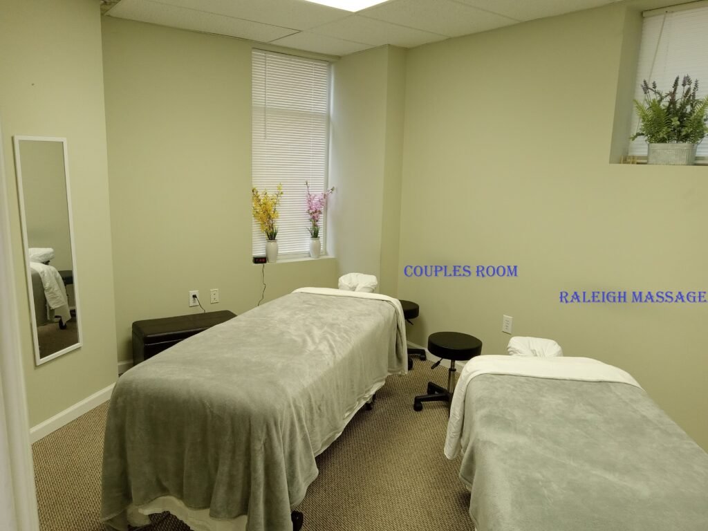 Raleigh Massage at Wake Forest Couples room